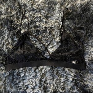 Black Lace Bralette